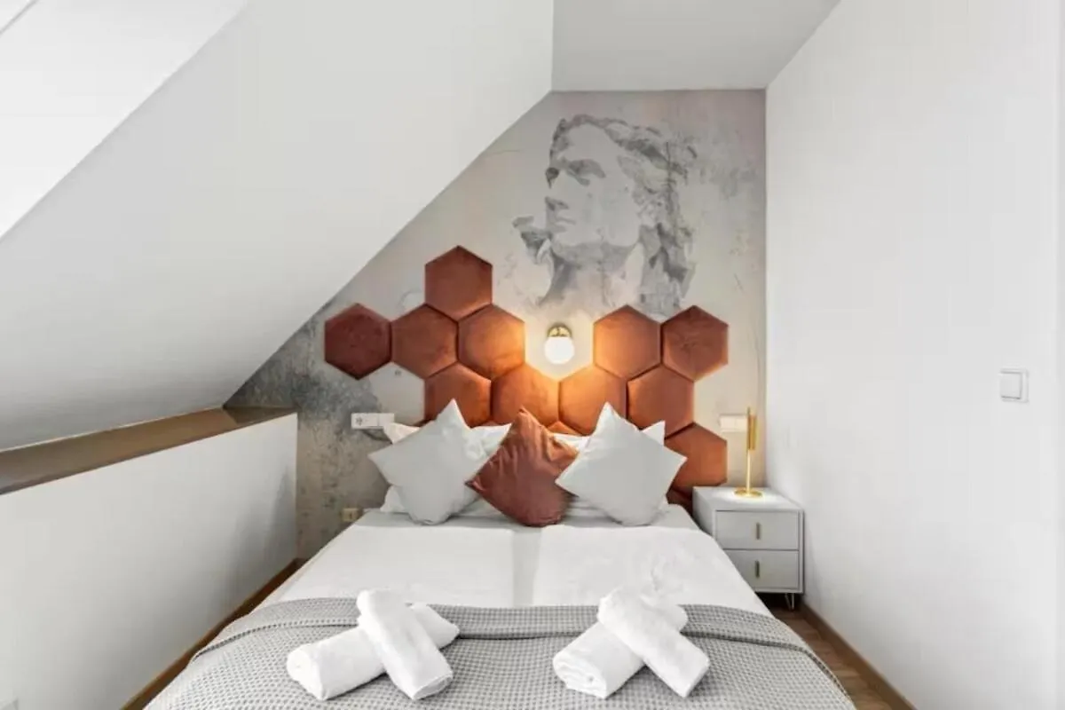 2 Minutes To Metro I Rooftop Apartment I Designer Vídeň
